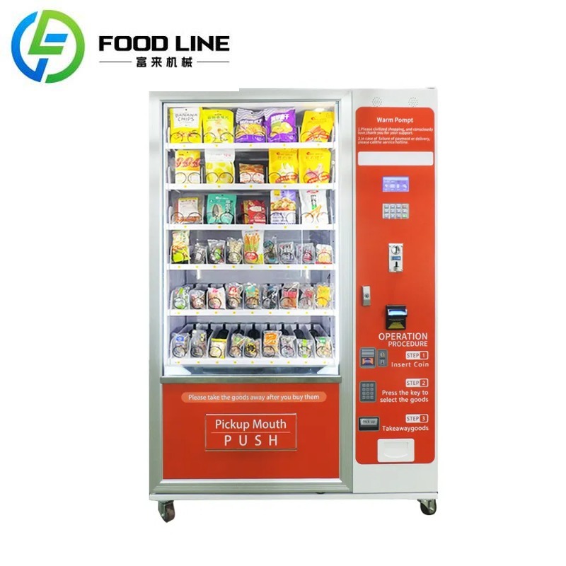 Food Snacks Drinks - Mesin Penjual Otomatis Kombinasi Makanan dan