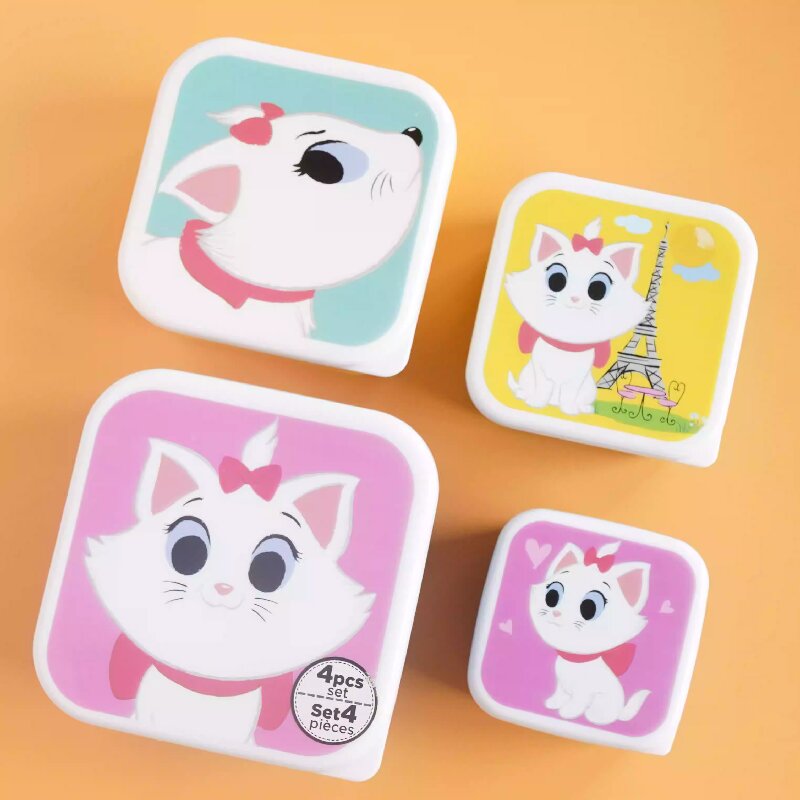 Food Snacks For Kids - Kotak Bento Pola Hewan Kartun Lucu