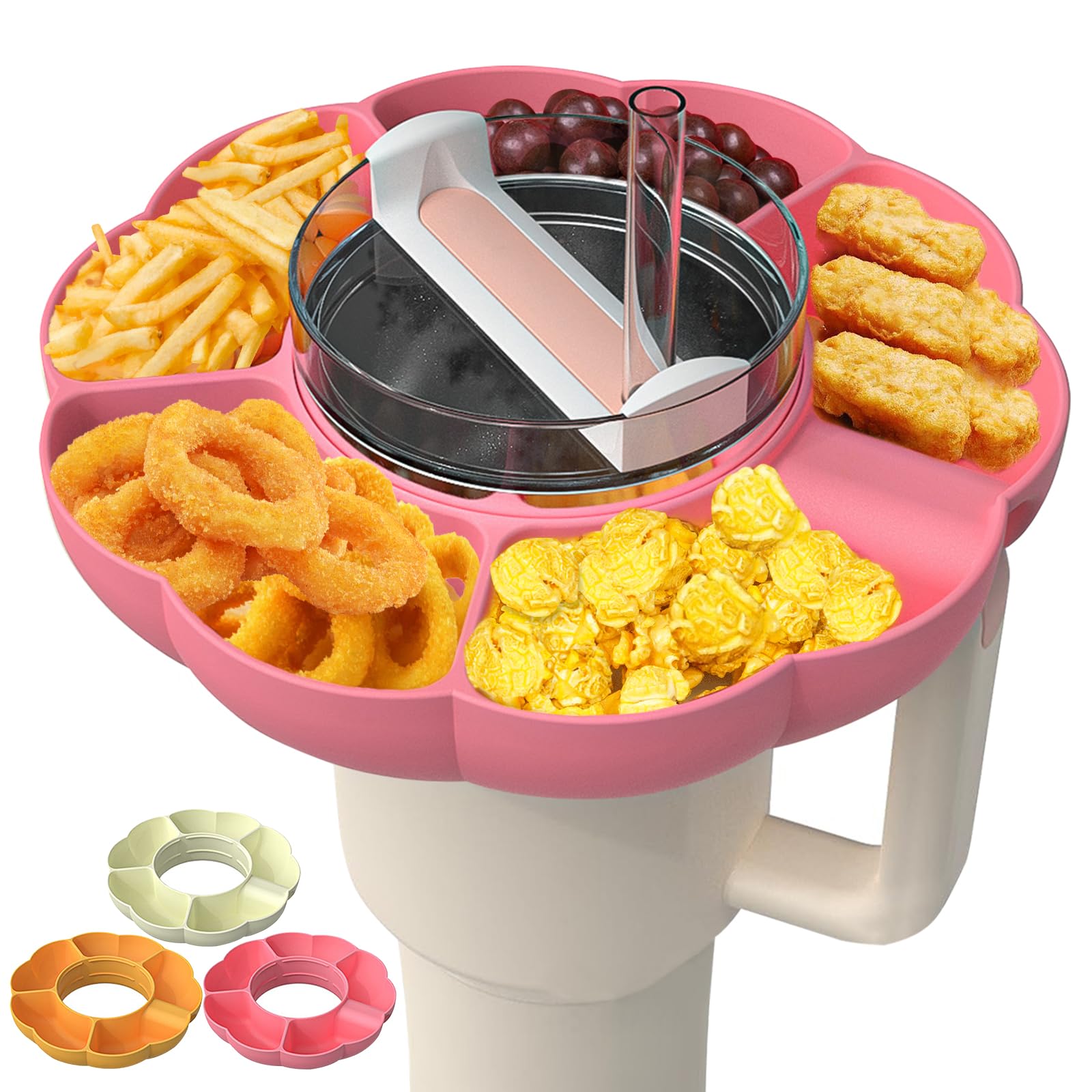 Food Platter Snacks - Piring makanan ringan silikon dapat dipakai