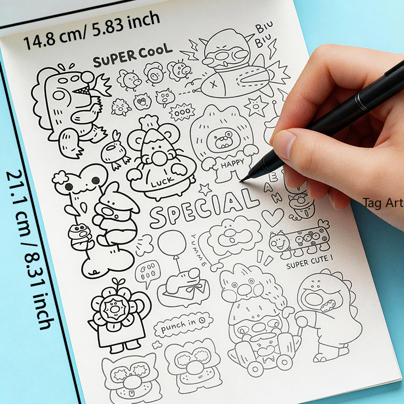 Buku Gambar Tangan untuk Mengh - Food And Snacks Coloring Book Bold And Easy ulasan dan harga