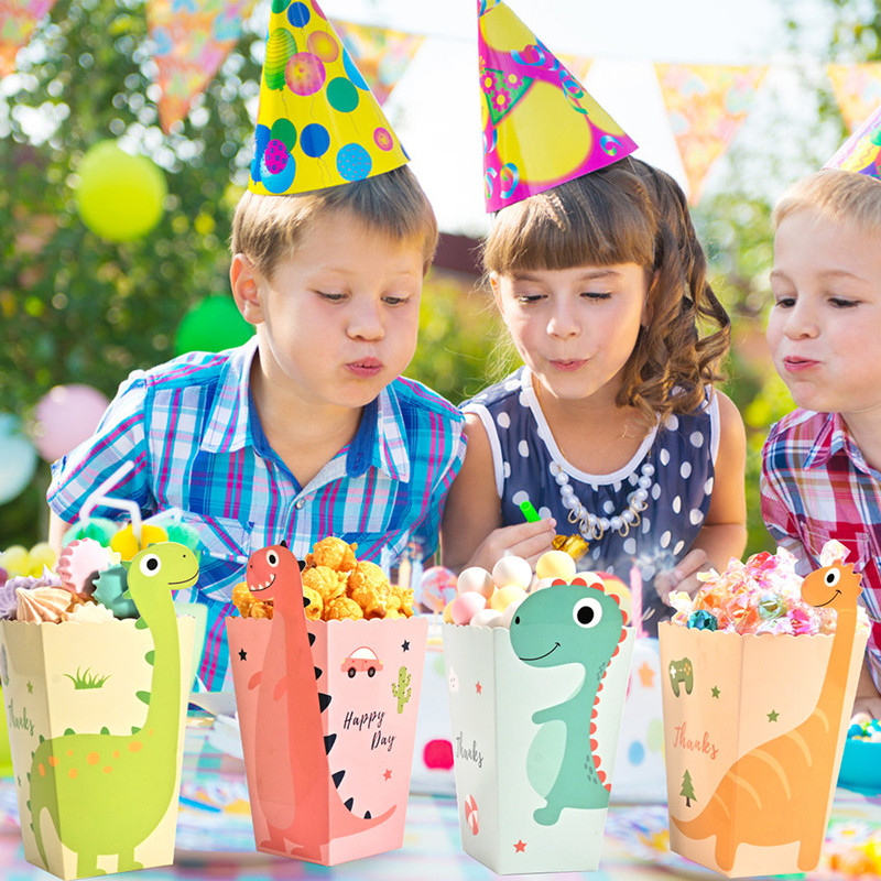 Kotak dinosaurus kartun 4 buah - Food Snacks For Kids ulasan dan harga