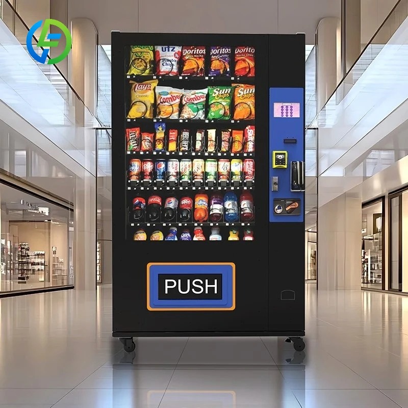 Mesin Penjual Otomatis Kombina - Food Snacks Drinks ulasan dan harga