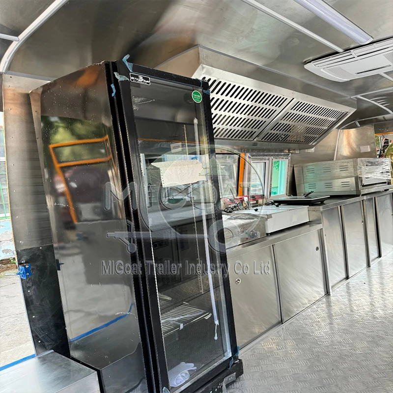 Mobil Van Makanan Komersial de - Food Snacks Business ulasan dan harga