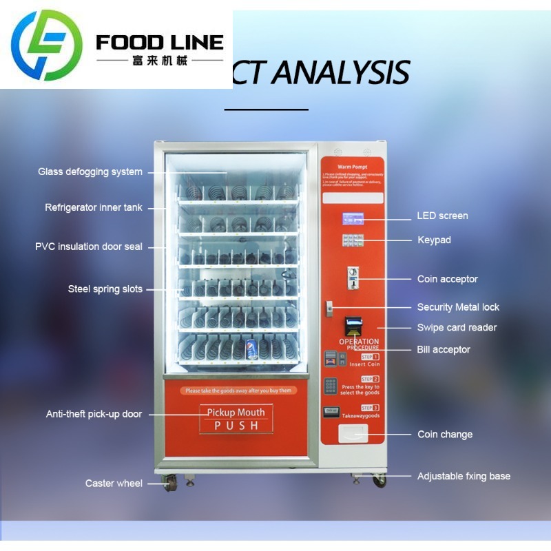 Mesin Penjual Otomatis Kombina - Food Snacks Drinks ulasan dan harga