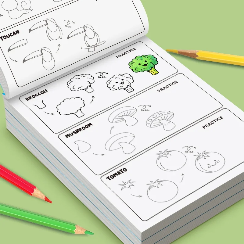 32 Halaman Buku Kerja Menggamb - Food And Snacks Coloring Book Bold And Easy ulasan dan harga