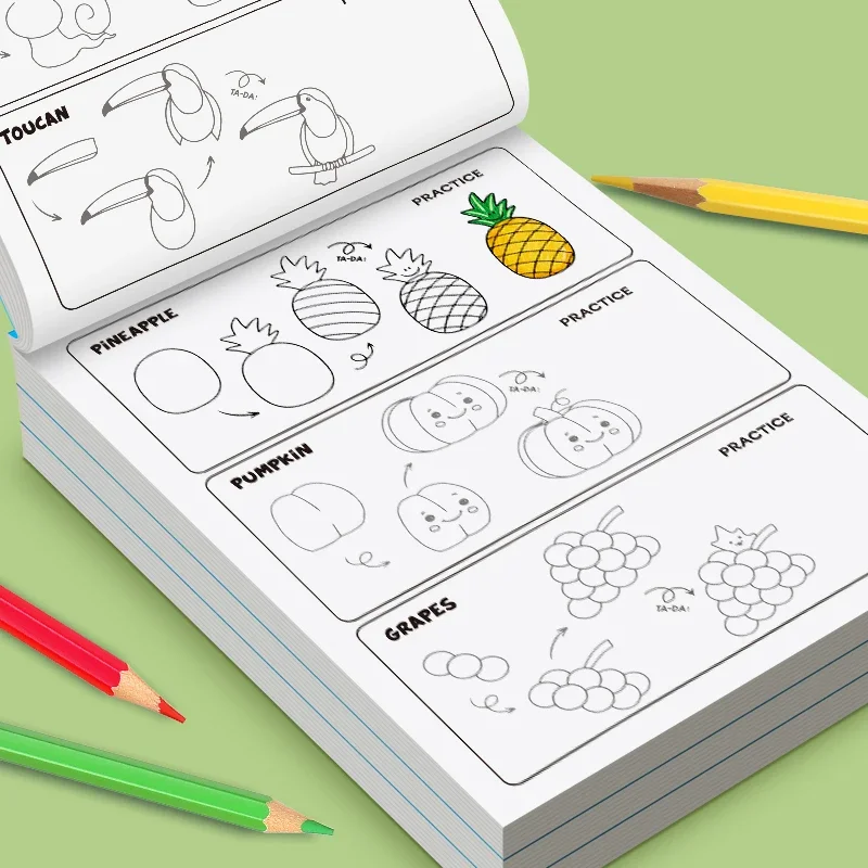 32 Halaman Buku Kerja Menggamb - Food And Snacks Coloring Book Bold And Easy ulasan dan harga