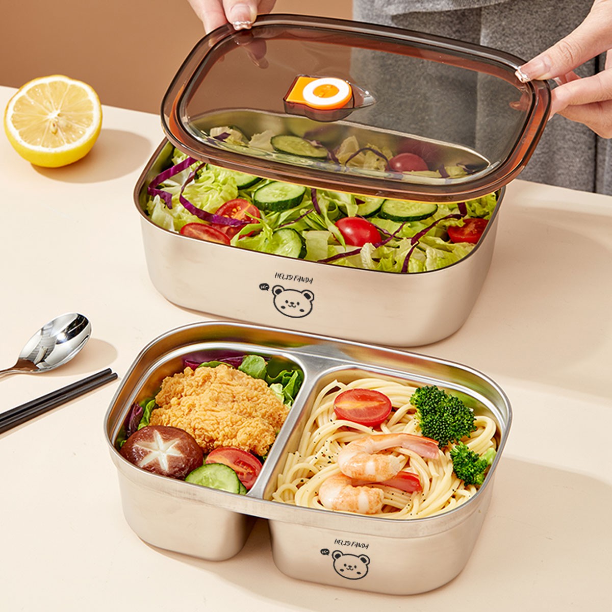 Kotak Makan Siang Bento Baja T - Food Xxl ulasan dan harga