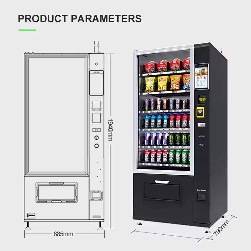 Mesin Vending Kombinasi Klasik - Food Snacks Drinks ulasan dan harga
