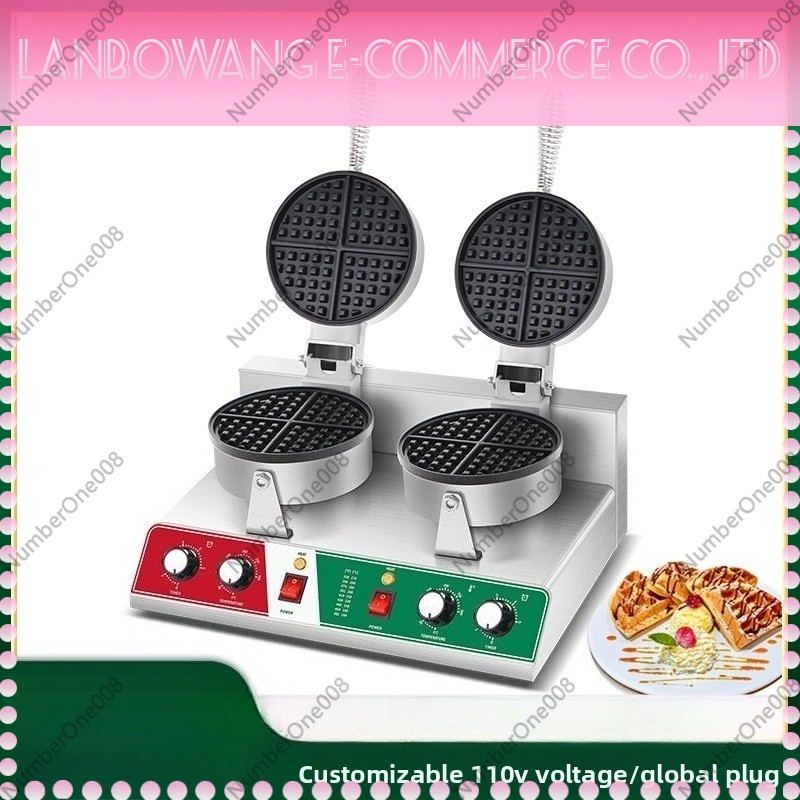 Pembuat Waffle Putar Anti Leng - Food Snacks Business ulasan dan harga