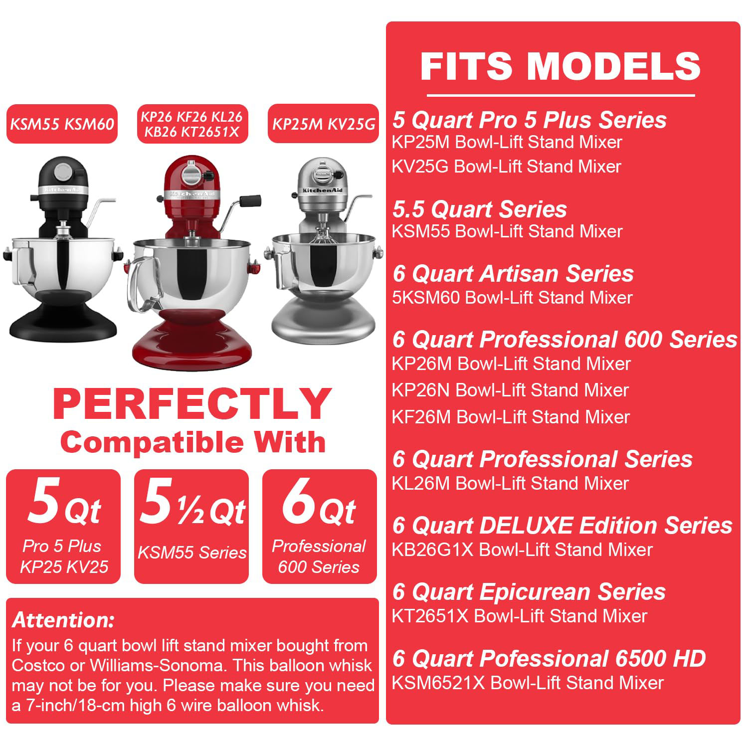 Pengocok Kawat untuk Kitchenai - Kitchenaid Mixer Pro 600 ulasan dan harga