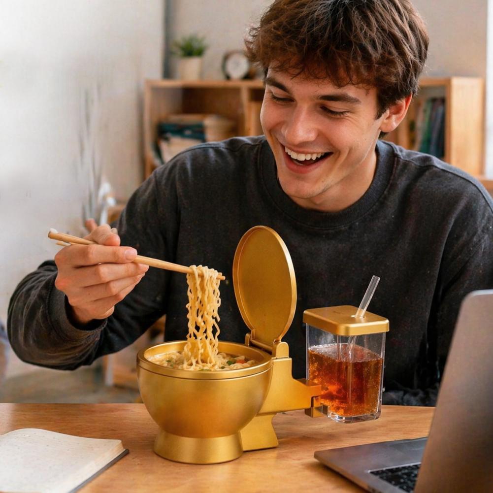 Set Mangkuk Ramen Bentuk Toile - Food Snacks Drinks ulasan dan harga