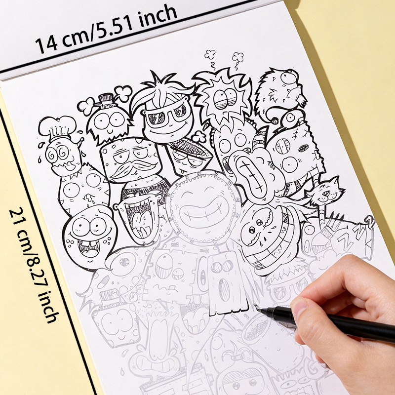 Buku Mewarnai Gambar Tangan un - Food And Snacks Coloring Book Bold And Easy ulasan dan harga