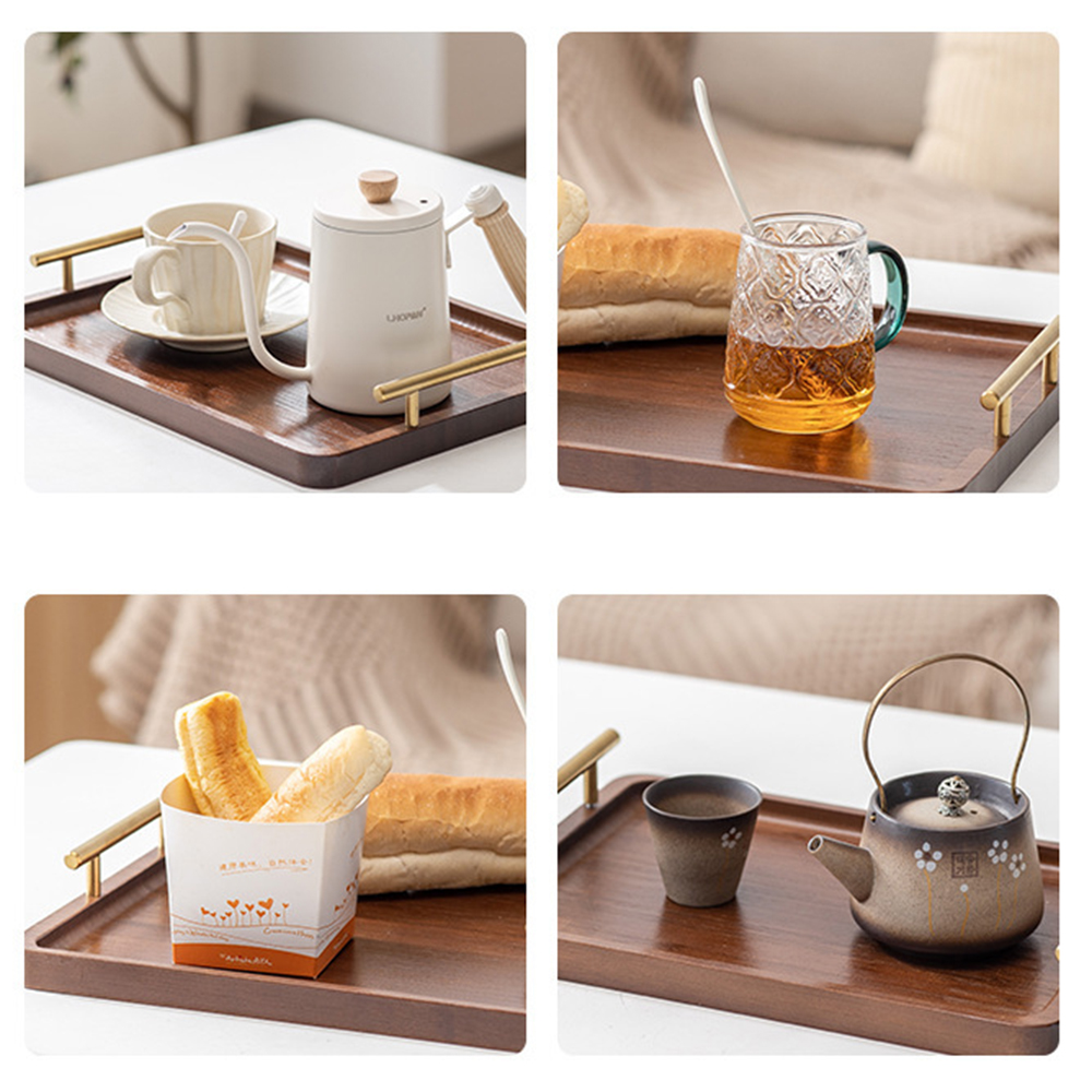 Nampan Saji Kayu dengan Pegang - Food Platter Snacks ulasan dan harga