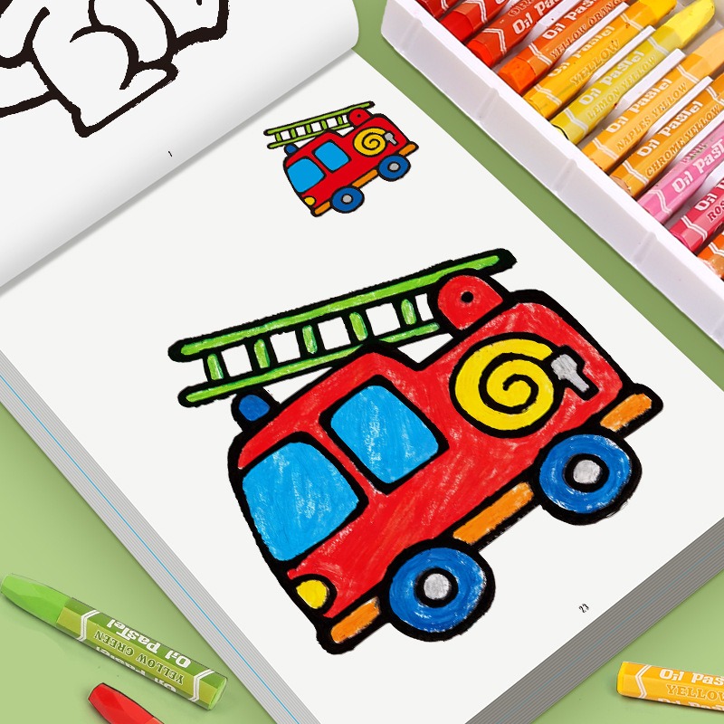 Buku Gambar Anak-Anak, Berisi  - Food And Snacks Coloring Book Bold And Easy ulasan dan harga