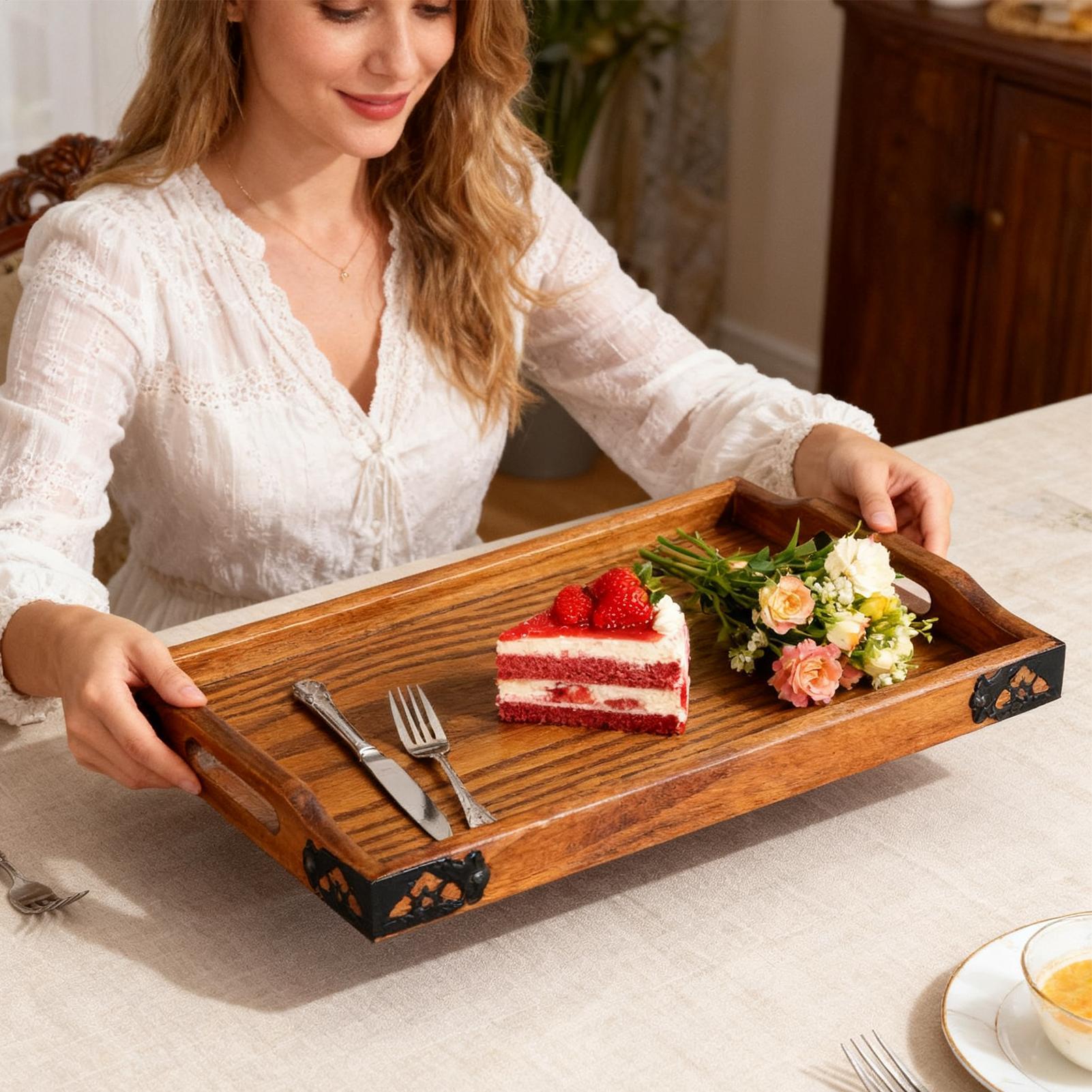 Nampan Sajian Kayu dengan Pega - Food Platter Snacks ulasan dan harga